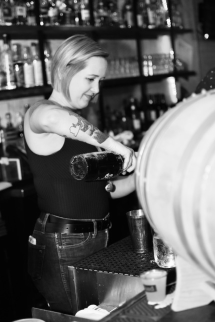 Whiskey Bonanza 2019 at The Twisted Tail in B+W - 2